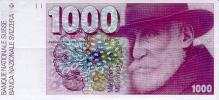 1000 швейцарских франков