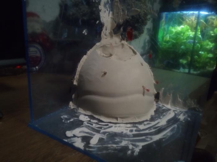 Снятая опалубка, досушивание